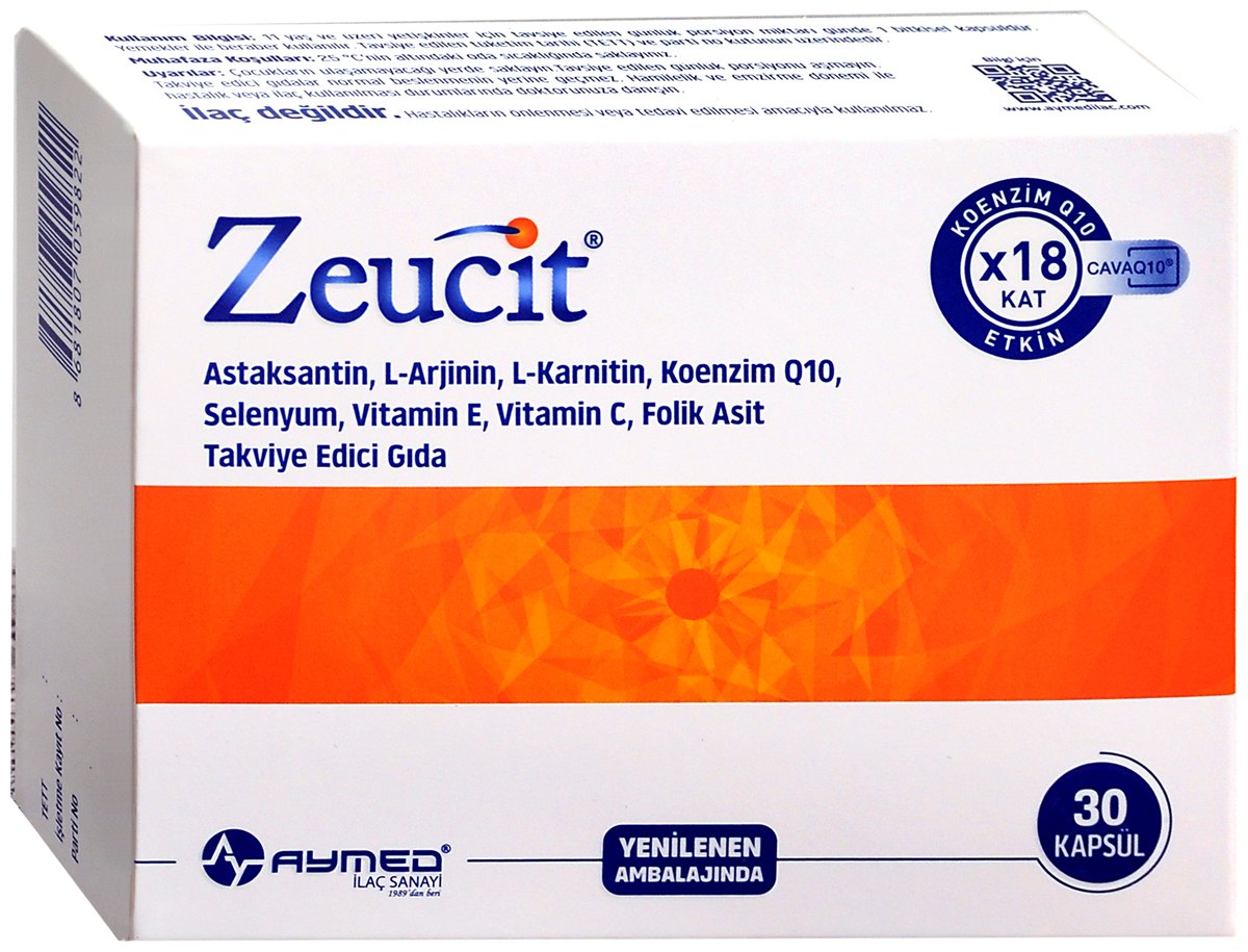 Zeucit takviye edici gıda ambalajı